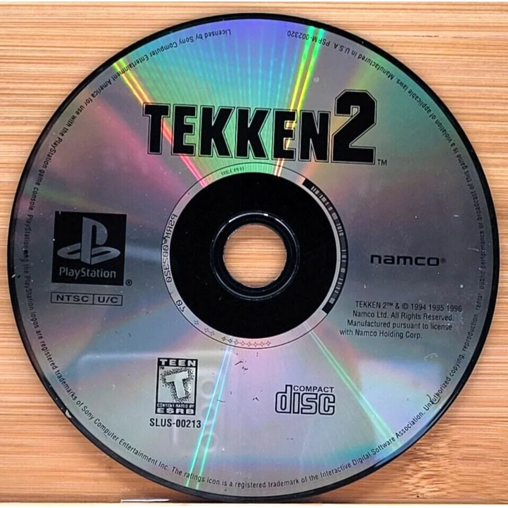 TEKKEN 2 PS1 GAME  DISC ONLY PLAYSTATION SONY NAMCO‎